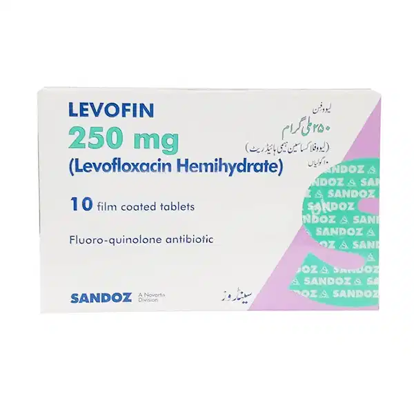 Levofin 250mg Tablets 10s